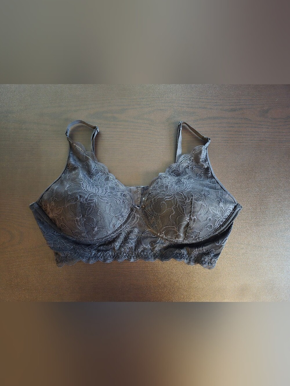 Maidenform Lace Longline Bra – Black